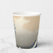 素晴らし波神日本の川絵画の 紙コップ (裏面)