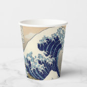 素晴らし波神日本の川絵画の 紙コップ (正面)