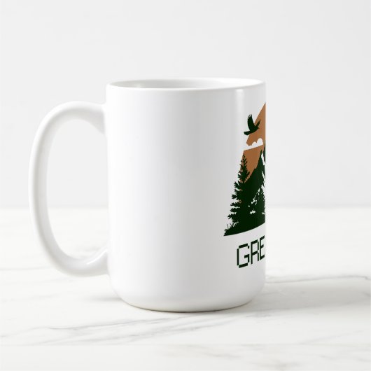 素晴らし流域 – ネバダ コーヒーマグカップ (左)
