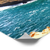 素晴らし海ロードビクトリアオーストラリア ポスター (角)