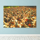 素晴らし海石32x48 キャンバスプリント (インサイチュ (ウッドフロア))