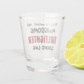 素晴らし消防おもしろい士 ショットグラス (裏面)