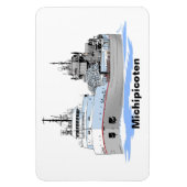 素晴らし湖の湖 マグネット (縦)