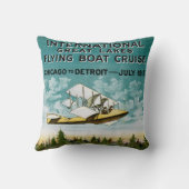 素晴らし湖飛んでいる艇 クッション (裏面)