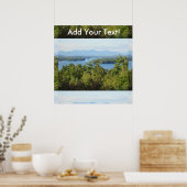 素晴らし湖winnipesaukeeビュー ポスター (キッチン)