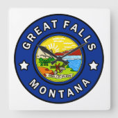 素晴らし滝 スクエア壁時計 (正面)