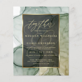 素晴らし濃厚自然グリーン液体抽象芸術インク