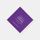 素晴らし牧師 |使用人のハート モダン |ありがとうございます スタンダードカクテルナプキン (角)