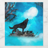 素晴らし狼 ワインラベル (シングルラベル)