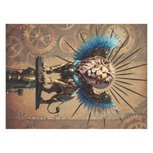 素晴らし獅子 テーブルクロス (正面(横))