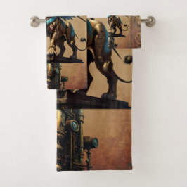 素晴らし獅子 バスタオルセット