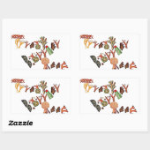 素晴らし珊瑚 長方形シール (シート)