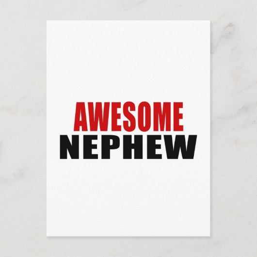 素晴らし甥 ポストカード (正面)