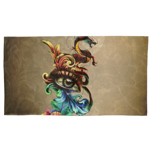 素晴らし目 枕カバー (正面左)