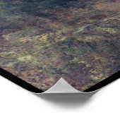 素晴らし砂漠傷跡オーストラリア ポスター (角)