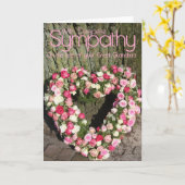 素晴らし祖母ロスバラ悔やみや弔慰カード カード (黄色い花)