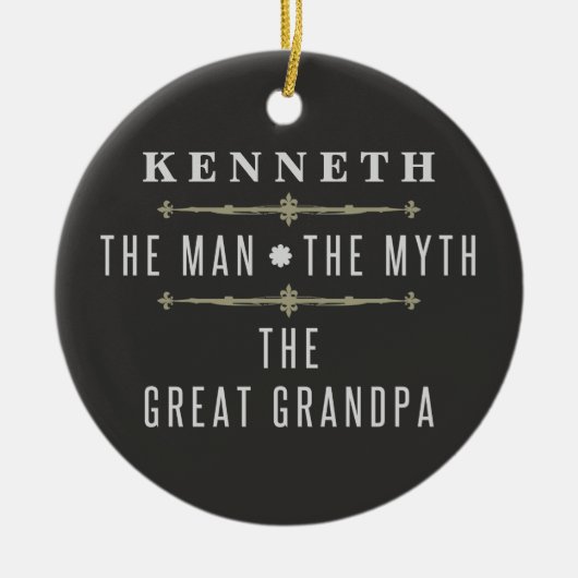 素晴らし神話のおじいちゃん セラミックオーナメント (正面)