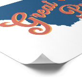 素晴らし秋誇りを持った-秋素晴らし、モンタナプリント ポスター (角)