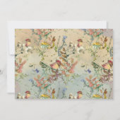 素晴らし秋 | 水彩感謝祭ディナーパーティー 招待状 (裏面)