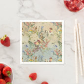 素晴らし秋 | 水彩紅葉ボタニカル スタンダードカクテルナプキン (インサイチュ)