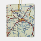 素晴らし秋MTヴィンテージマップ セラミックオーナメント (左)