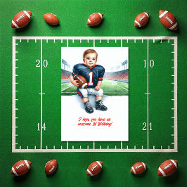 素晴らし第1バースデーサッカー カード