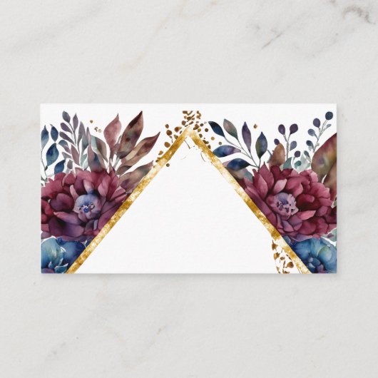 素晴らし精巧な宝石の色をした牡丹結婚の エンクロージャーカード (裏面)