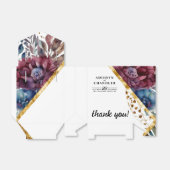 素晴らし精巧な宝石の色をした牡丹結婚の フェイバーボックス (折り畳みなし)