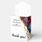 素晴らし精巧な宝石の色をした牡丹結婚の フェイバーボックス (オープン)