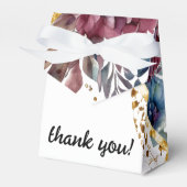 素晴らし精巧な宝石の色をした牡丹結婚の フェイバーボックス (正面サイド)