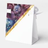 素晴らし精巧な宝石の色をした牡丹結婚の フェイバーボックス (裏面サイド)