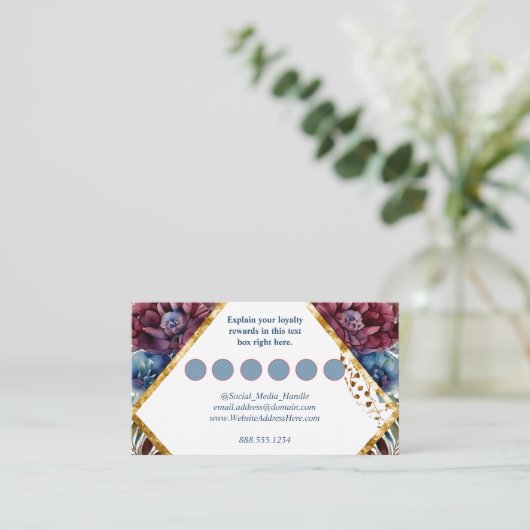 素晴らし精巧な宝石の色をした牡丹 エンクロージャーカード (スタンド正面)