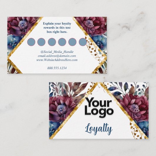 素晴らし精巧な宝石の色をした牡丹 エンクロージャーカード (正面/裏面)