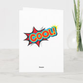 素晴らし素晴らし漫画誕生日キッド カード (裏面)