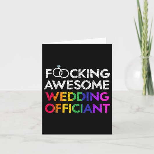 素晴らし結婚のLgbtの結婚礼儀 カード (正面)