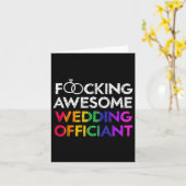 素晴らし結婚のLgbtの結婚礼儀 カード (黄色い花)