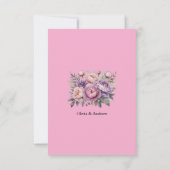 素晴らし結婚フローラサンキューカード サンキューカード (裏面)