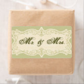 素晴らし結婚式招待状差出人住所ラベル ラベル (インサイチュ)