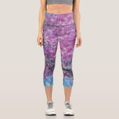 素晴らし絞り染め カプリレギンス (正面)