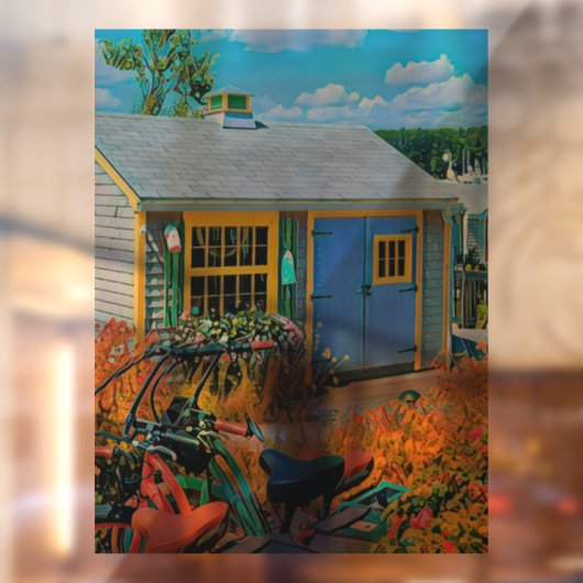 素晴らし絵画サイクリング ウィンドウサイン (シート2)