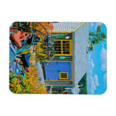 素晴らし絵画サイクリング マグネット (横)