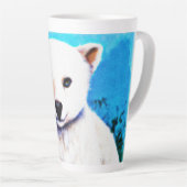 素晴らし絵画極の熊の肉。買今 カフェラテマグ (右アングル)