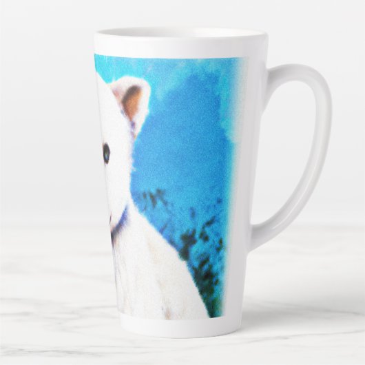 素晴らし絵画極の熊の肉。買今 カフェラテマグ (右)