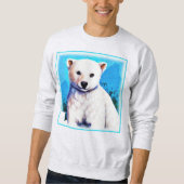 素晴らし絵画極の熊の肉。買今 スウェットシャツ (正面)