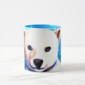 素晴らし絵画極の熊の肉。買今 マグカップ (中央)