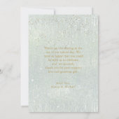 素晴らし線金ゴールド結婚の感謝していSg ID867 サンキューカード (裏面)