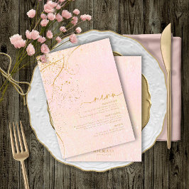 素晴らし線金ゴールド結婚抽象芸術のメニューV1 B ID867