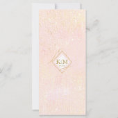 素晴らし線金ゴールド結婚抽象芸術のメニューV2 B ID867 (裏面)