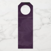 素晴らし線金ゴールド結婚抽象芸術の梅ID867 ボトルネックタグ (裏面)