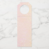 素晴らし線金ゴールド結婚抽象芸術の赤面ID867 ボトルネックタグ (裏面)